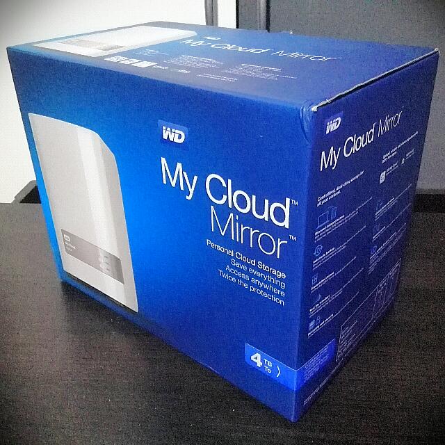 New Wd My Cloud Mirror 4tb Nas Network Attached Storage Western Digital Electronics On Carousell