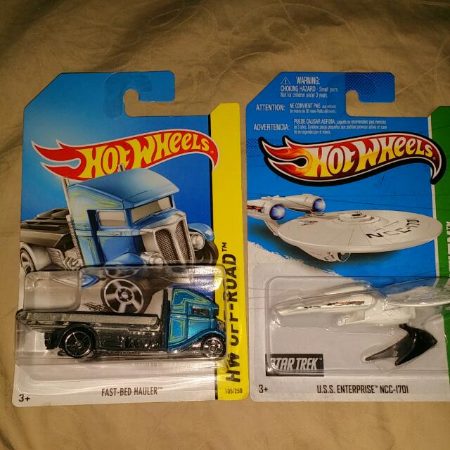 uss enterprise star trek hot wheels