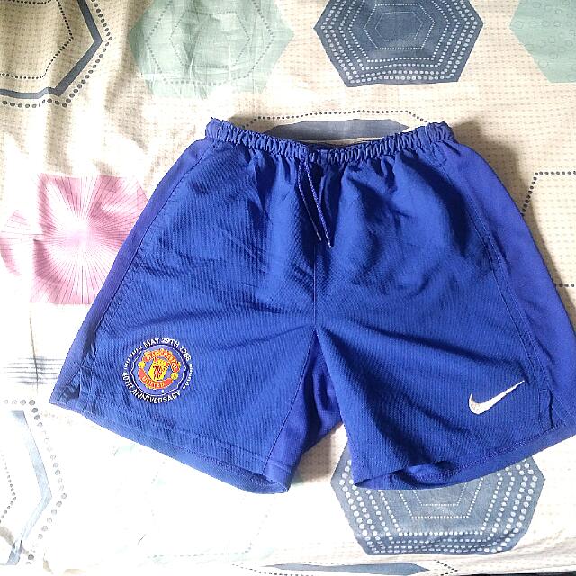 Manchester United Shorts Nike Football Sports On Carousell