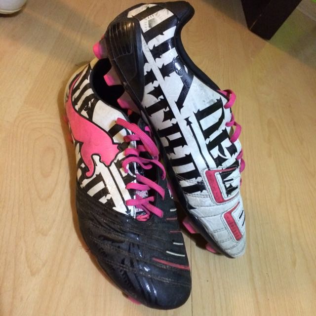 Puma Powercat Dia Del Futbol Soccer Football Boots Cleats Sports Equipment Sports Games Racket Ball Sports on Carousell