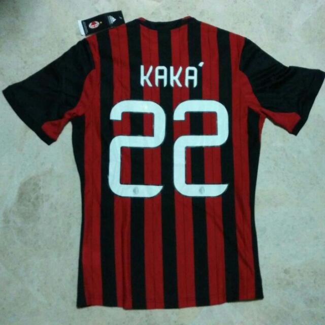 Bnwt Ac Milan 13 14 Jersey W Kaka Nameset Sports On Carousell