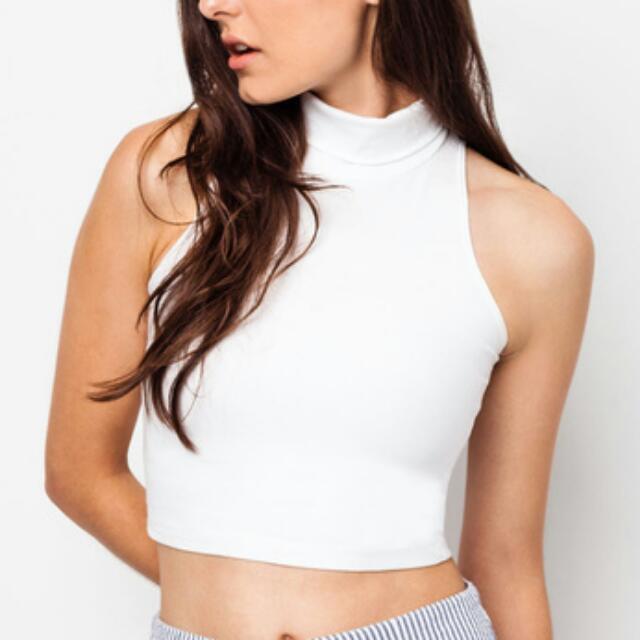Forever 21 White Turtleneck