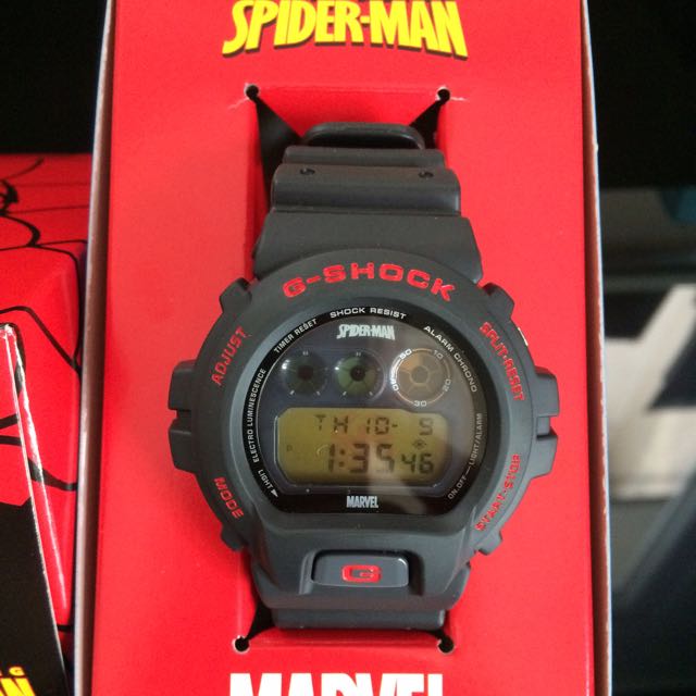 g shock marvel spider man