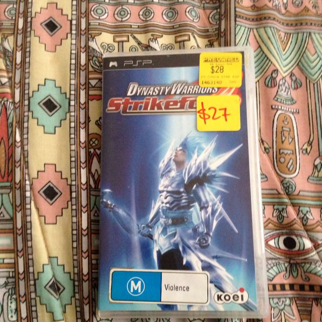 Dynasty Warriors Psp Game Toys Games On Carousell