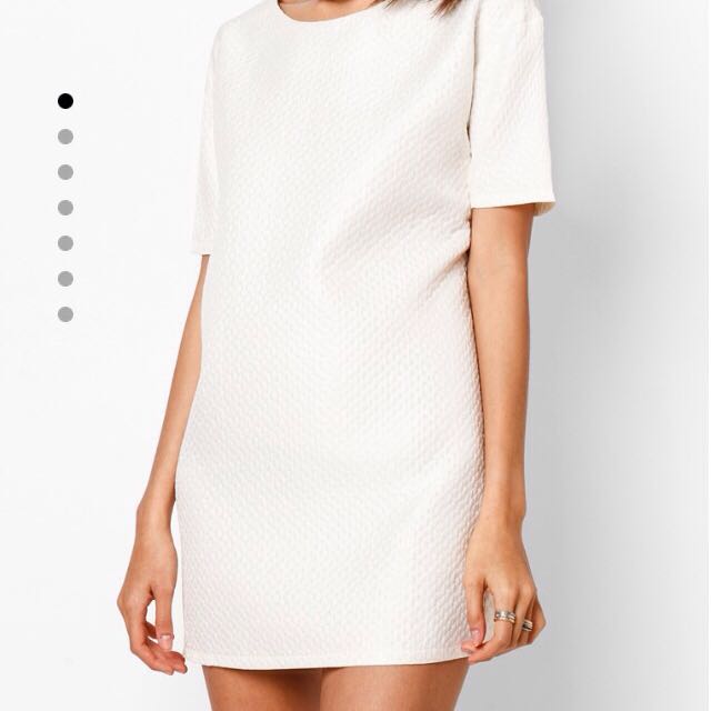 Zalora White Shift Dress Women s Fashion Dresses Sets Dresses on Carousell