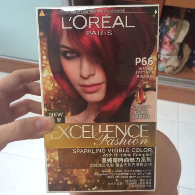 Loreal Excellence Hair Dye In Intense Spicy Red, Beauty & Personal Care,  Face, Face Care on Carousell