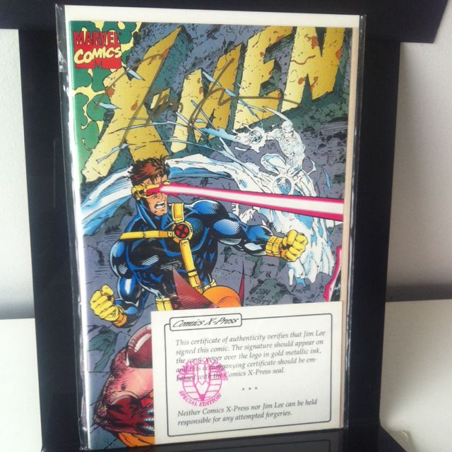 1991 X Men 1 Signed By Jim Lee Books Stationery Comics Manga On Carousell