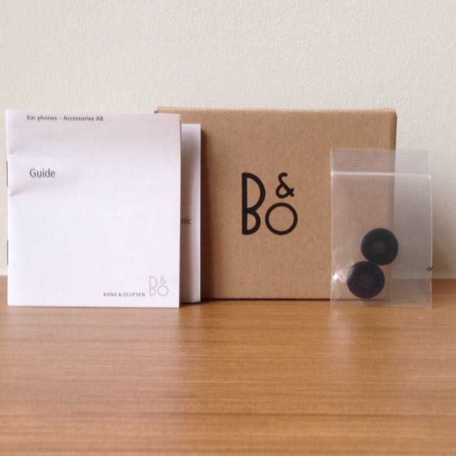 B O Original Packaging Box Manual Replacement Earpiece Cover For A8 Earpieces Luxury Accessories On Carousell