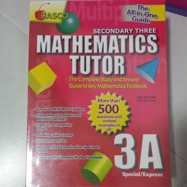Casco Math Tutor 3A, Hobbies & Toys, Books & Magazines, Textbooks on ...
