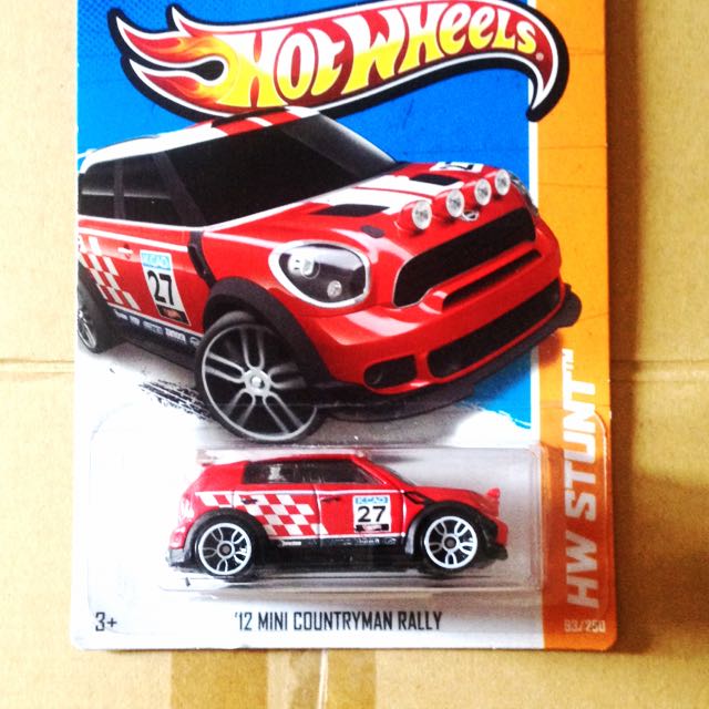 hot wheels mini cooper countryman