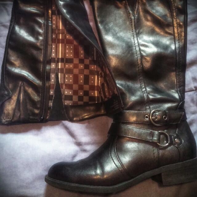 White mountain shop riding boots