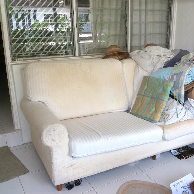 FREE 2 Seater Sofa To Give Away, Furniture & Home Living, Furniture
