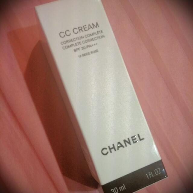 Chanel CC Cream SPF30 Color: Beige Rose Suitalbe For Fairer Skin
