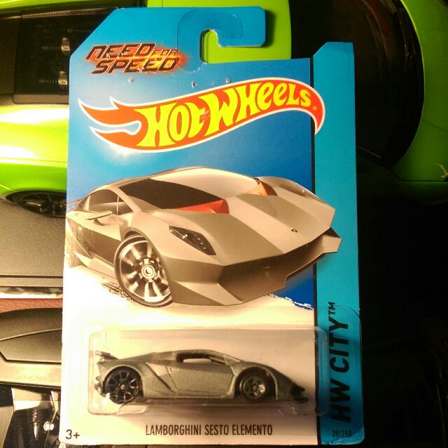 WHEEL ERROR Hot Wheels Lamborghini Sesto Elemento , Hobbies & Toys ...