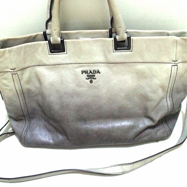 prada two tone bag