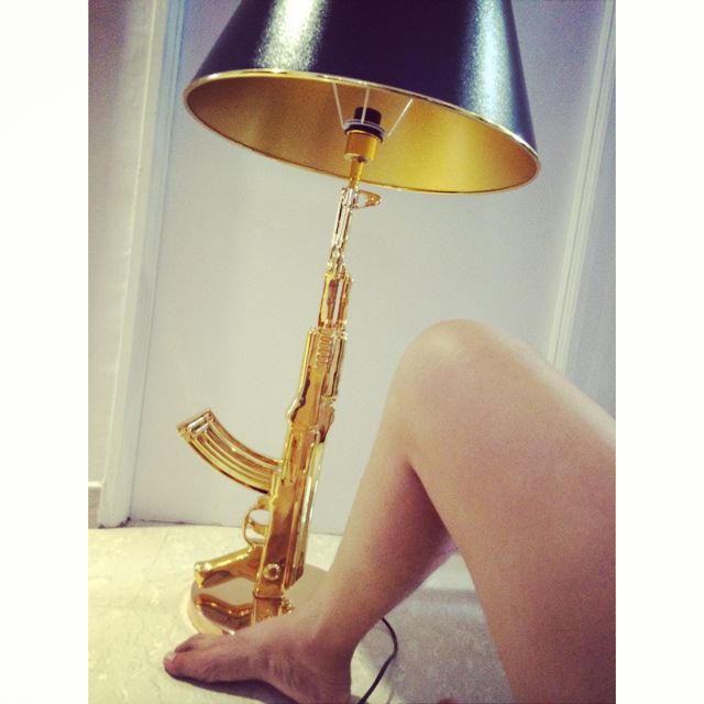 Machine outlet gun lamp