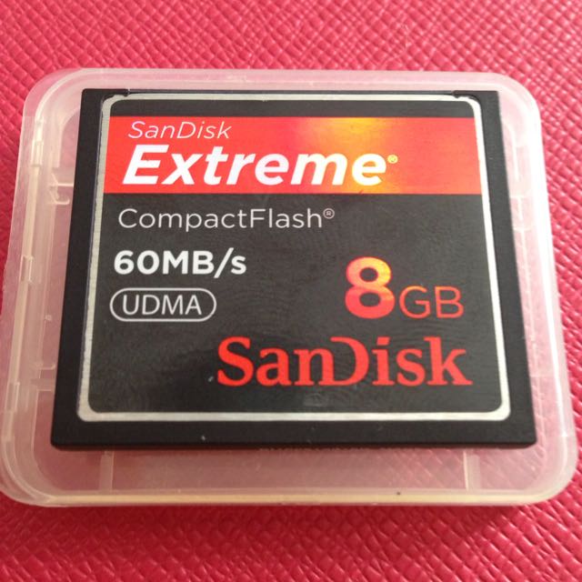 Sandisk Extreme Cf 8gb 60mb S Photography On Carousell