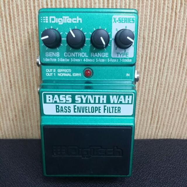 Digitech BASS SYNTH WAH pedal, Hobbies & Toys, Music & Media, Music
