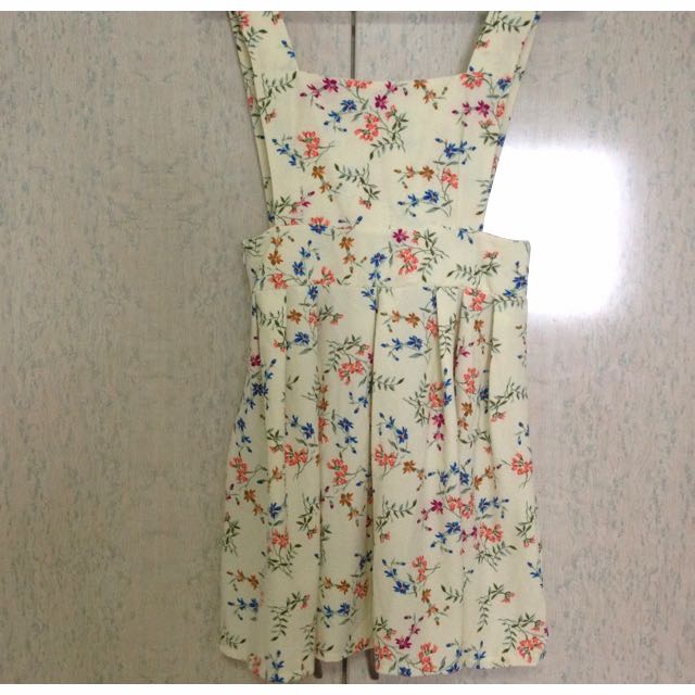 dungaree skater dress