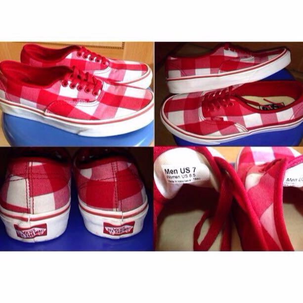 vans authentic royal red