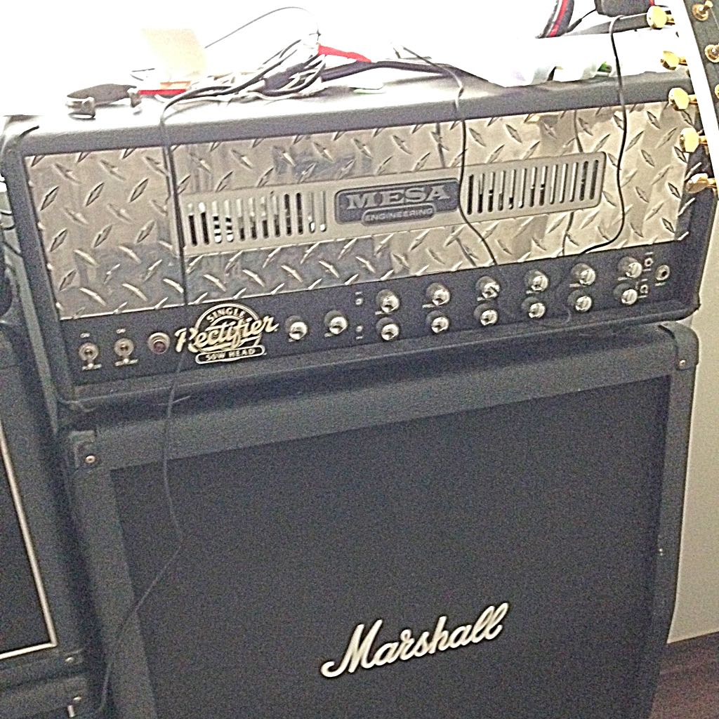Mesa Boogie Single Rectifier Head With Marshall Cabinet Music Media On Carousell