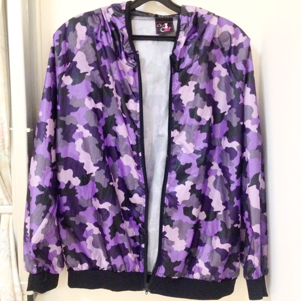 purple army jacket