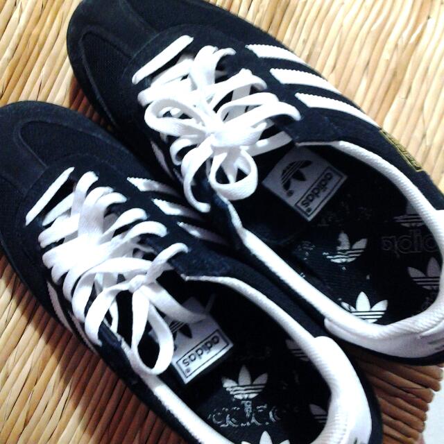 Adidas Black White Strip Shoe With 