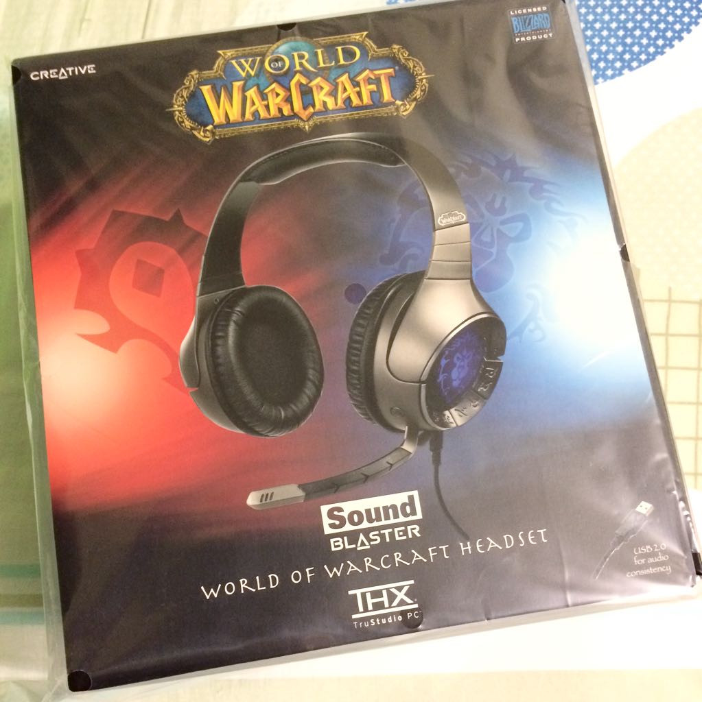 Creative Sound Blaster World Of Warcraft Headset, Computers & Tech