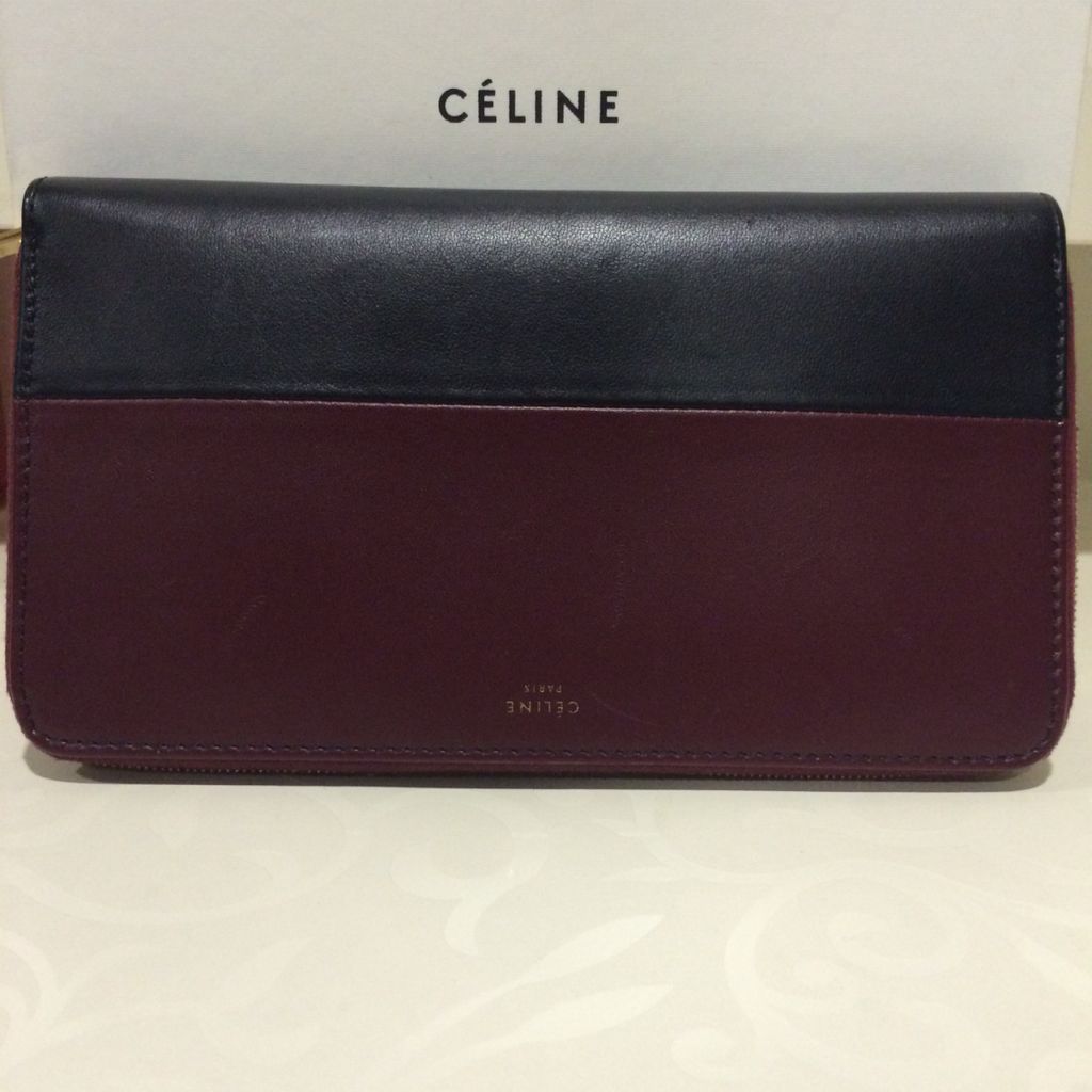 celine two tone wallet