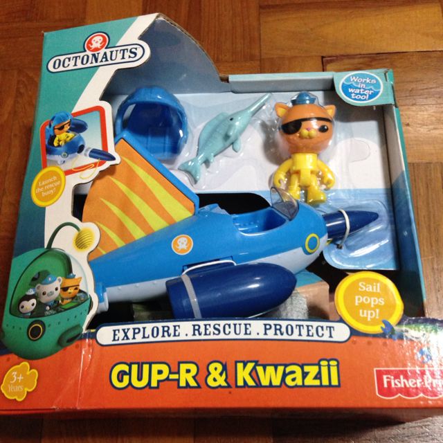 Octonauts Gup R & KwazIi BDL97 works in water too ~NEW In Box~ 