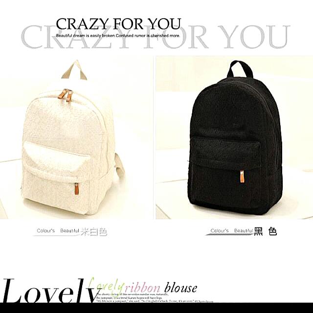 INSTOCK BLACK LACE BACKPACK , Women's Fashion, Bags & Wallets, Shoulder