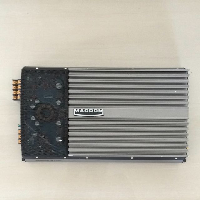 Macrom 4 Channel Power Amplifier, Auto Accessories on Carousell