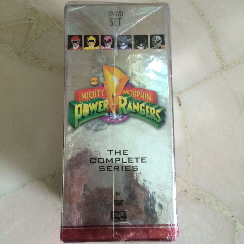MMPR Power Rangers 19-DVD Set The Complete Series, Women's Fashion ...