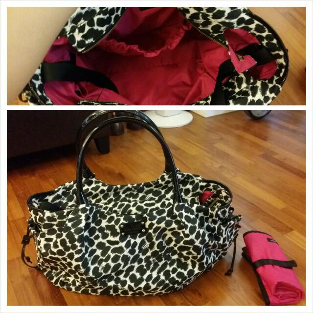 Kate spade leopard diaper bag online