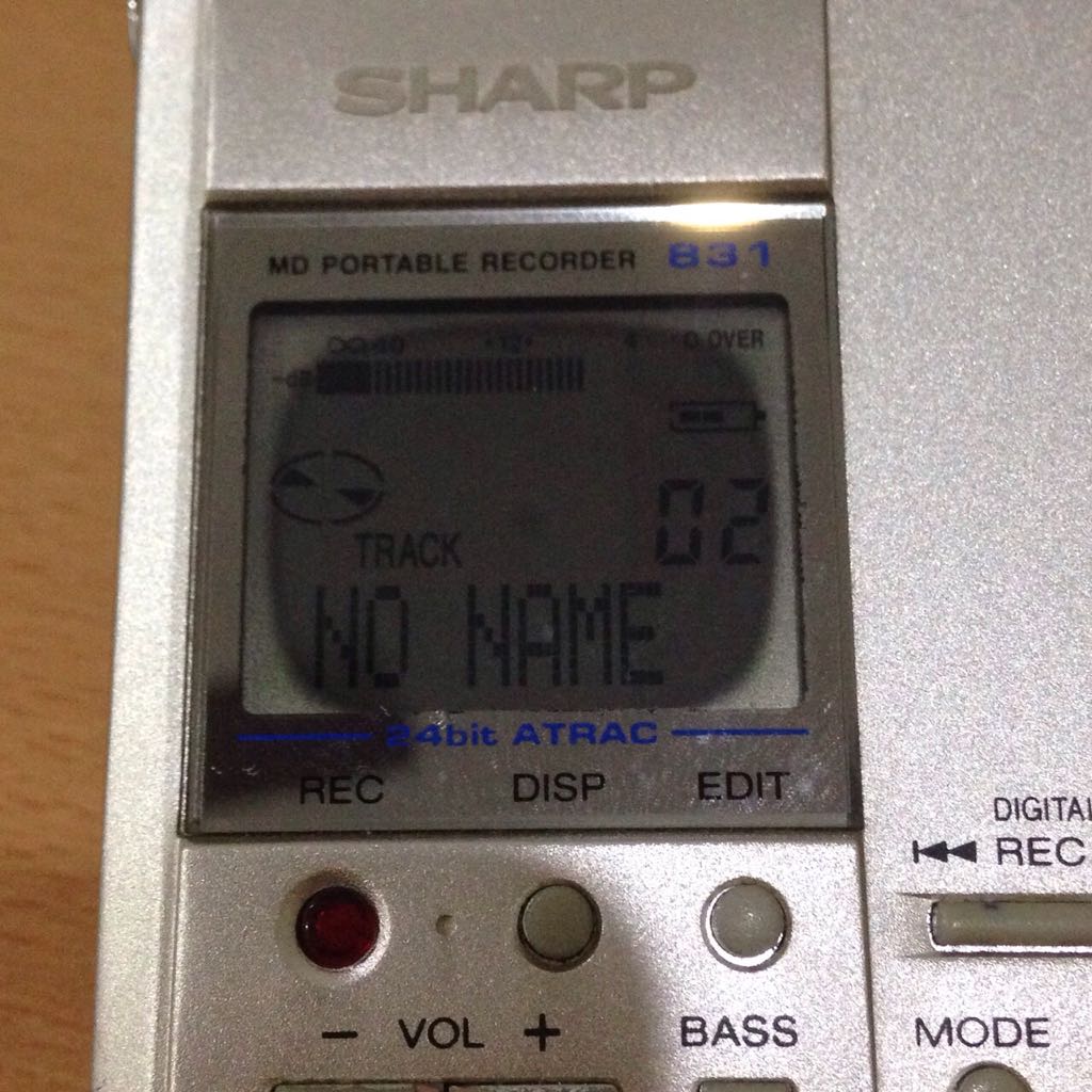 Used Sharp Minidisc Player/Recorder MDMT831 And MD Collection, Audio