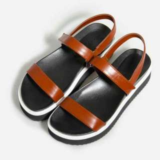 Charles And Keith Platform Sandals. Size 40