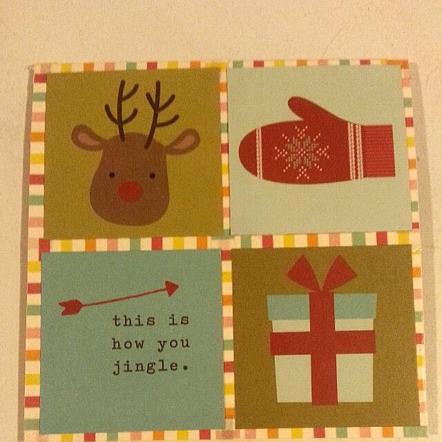 Handmade Christmas Card Quadro Design Design Craft On Carousell