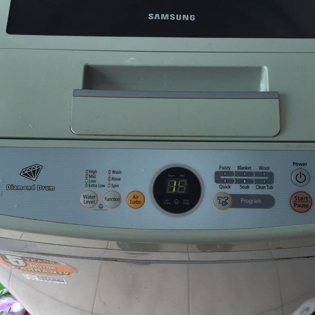 Samsung Washing Machine Top Load Diamond Drum Air Turbo Fully Automatic