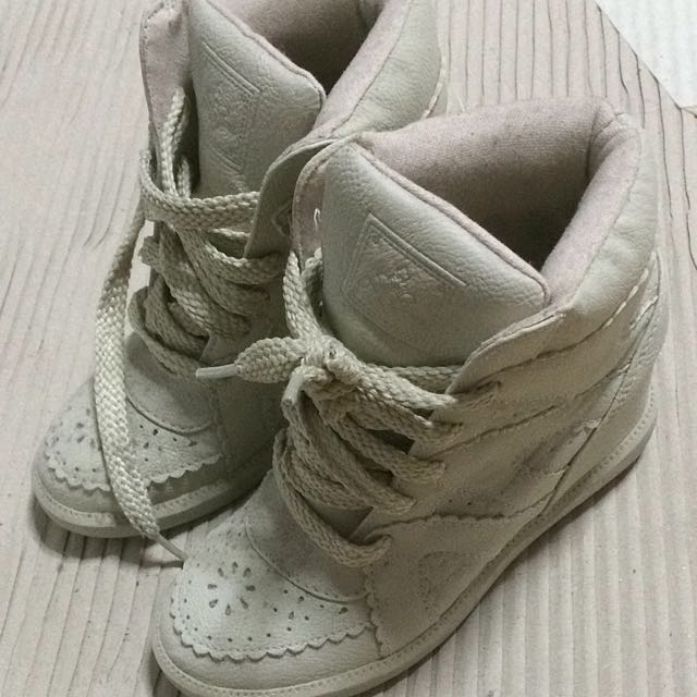 forever 21 wedge sneakers