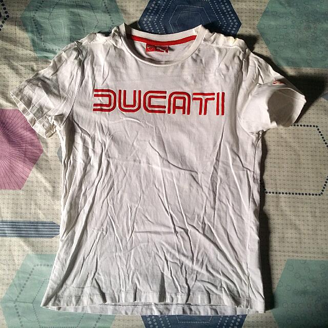 Puma Ferrari Ducati Shirt Sports Top Authentic Tee Motor Bikes Car Racing