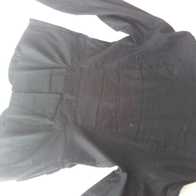 Almost Like New Black Linen Jacket Gap 0 XS Women s Fashion