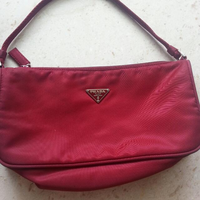 prada nylon baguette