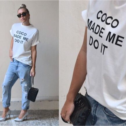 coco made me do it t shirt