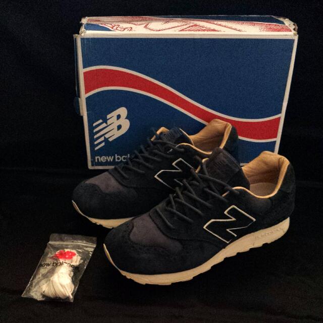 Invincible x new top balance 1400 navy brogue