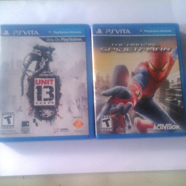 Ps Vita Games, The Amazing Spider-man and Unit 13, Hobbies & Toys, Toys &  Games on Carousell