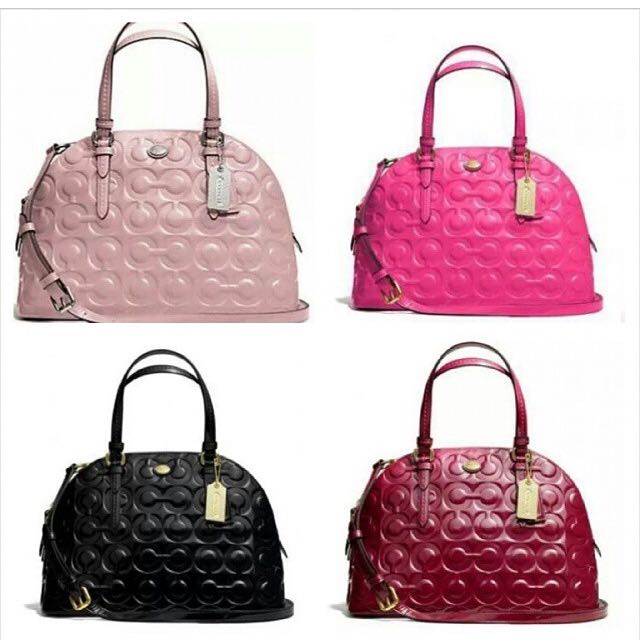 Coach Cora 100 authentic, Luxury, Bags & Wallets on Carousell