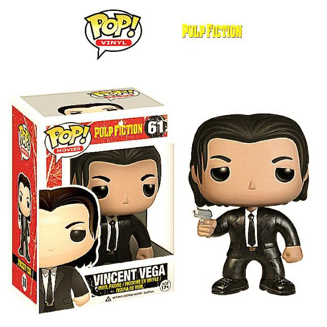 FUNKO POP MOVIES VINCENT VEGA & MIA WALLACE PULP FICTION SET OF 2