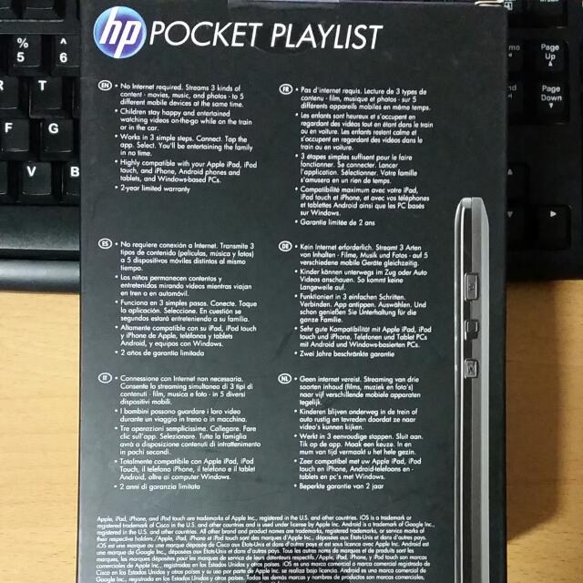 Hp Pocket Playlist 32 Gb Electronics On Carousell
