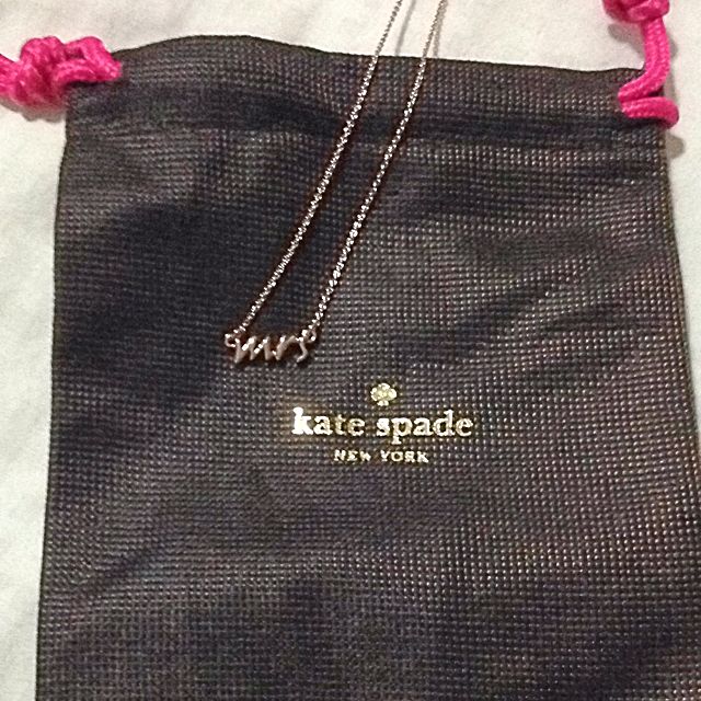 Kate Spade Say Yes 'Mrs' Necklace 