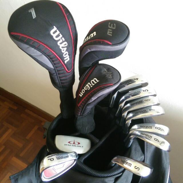 Wilson dyna balance golf club set clearance